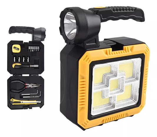 Lampara Solar + kit De Herramienta